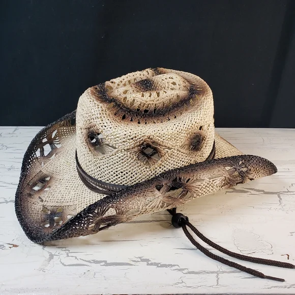 Cavenders Distressed Cowgirl Hat in Women's Medium - Picture 11 of 16